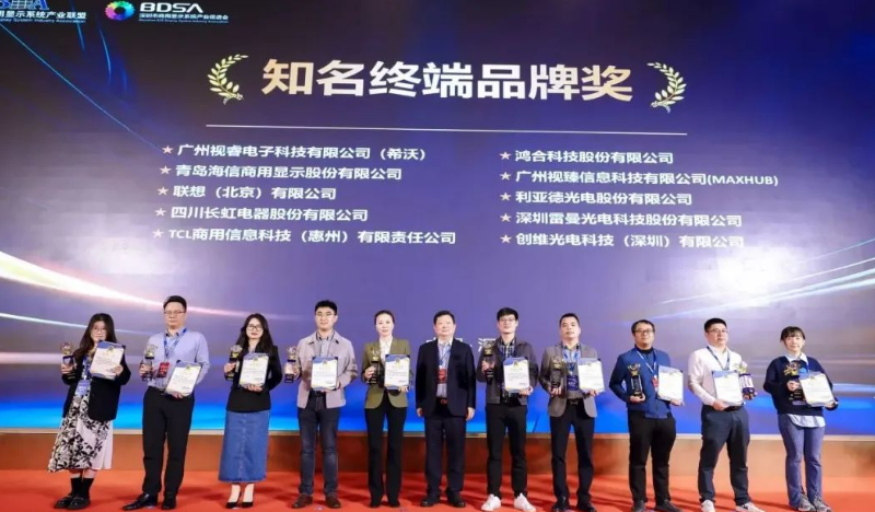 平博pinnacle斩获华显2023“Micro LED市场最具着名品牌奖